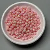 Pedras Opala Australiana Redondas em Estoque 2-10mm Pedras Soltas Pedras Opala Branca Redondas Pedras Polidas com Furo Completo Anel de Opala Sintética