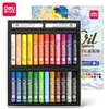 Deli Hm711A-24_Caja de Color Cielo y Tierra Caja Colorida Pasteles al Óleo de Color Intenso Zhenxuan (Colores Coloridos) (Mezclado) (24 Colores/