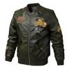 Comercio Exterior Transfronterizo 2019 Nueva Chaqueta de Primavera y Otoño Chaqueta de Cuero PU de Vuelo Ajustada Chico Duro Chaqueta de Cuero Juvenil para Hombre