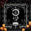 Toalha de Mesa Quadrada Pano para Leitura de Cartas de Tarot Alto Valor Estético Pano de Fundo para Transmissão ao Vivo Fotografia Toalha de Mesa Decorativa de Cartas de Tarot Pano de Atmosfera
