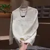 Otoño 2026 Marca Nueva de Moda Tie-dye Letra Holgada Casual Camiseta de Manga Larga