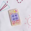 Pingente Chaveiro de Acrílico para Ensino Médio e Vestibular, Acessório DIY com Texto Inspirador para o Sucesso