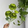 Cenário de Casamento Simulado com Rosas de Cabeça Redonda Layout Flores de Peônia Adereços de Fotografia Decoração Suave Flores Artificiais Peônias Estilo Jardim Fresco
