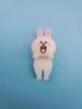 Señal de estacionamiento de muñeca de dibujos animados en 3D, muñeca de goma suave, cerdo acostado, muñeca de gato de la fortuna, en stock, venta al por mayor, gran suministro