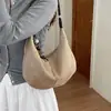 Bolso de Hombro Único de Gamuza de Moda para Viajes Diarios Debajo del Brazo 2026 Portátil Otoño Retro Gran Capacidad Terciopelo Exquisito Bandolera Diagonal para Mujer Nuevo