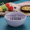 Tigela de Arroz de Palha de Trigo Amazon 13,5cm Tigela de Sopa Estilo Japonês Tigela Grossa para Ramen Tigela de Arroz Doméstica Tigela Pequena Utensílios de Mesa