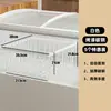 Cesta Suspensa para Freezer, Prateleira de Armazenamento para Geladeira, Cesta Suspensa para Armário, Divisória em Camadas, Cesta de Malha Organizadora, Prateleira de Armazenamento Multifuncional