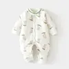 Mameluco de Algodón Acolchado para Bebé de 40g, Bata Acolchada de Algodón para Otoño e Invierno sin Huesos, Traje Delgado de Algodón Engrosado para Gatear para Niños