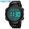 Reloj Electrónico Deportivo Camuflaje Nuevo para Hombre Estudiante Multifuncional Impermeable Pantalla Grande Reloj Militar Reloj Deportivo para Ancianos
