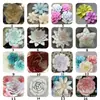 Cartulina de Color Perlado Europea y Americana Accesorios de Fondo para Bodas Suministros Grandes para Arreglos de Boda Ventana Papel Flor Artificial Flor de Papel Hecha a Mano
