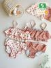 Bikini de Dos Piezas Estilo Ins para Niña, Traje de Baño Lindo Estilo Princesa 2026, Traje de Baño Infantil Resistente al Cloro y con Protección Solar