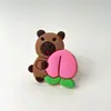 Anillo Lindo de Delfín Capibara Feng Shui Anillo Infantil Regalo Juguete