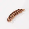 Pinza de Plátano Grande Vertical con Estampado de Leopardo Transfronterizo, Pasador Simple y Elegante para Recogidos en la Parte Trasera de la Cabeza, Accesorio para el Cabello Versátil y de Moda para Mujeres