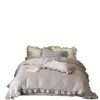 Conjunto de Roupa de Cama de Veludo Leite Outono e Inverno Conjunto de Quatro Peças Capa de Edredom Espessa de Veludo Coral Dupla Face Lençol de Flanela Peça Única Conjunto de Três Peças