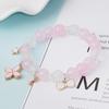 Moda Europea y Americana Más Vendida Nuevo Estilo Coreano Lindo Pulsera de Estudiante con Cuentas de Cristal de Perro Canela para Mujer Venta al por Mayor