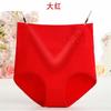 [Venta al por mayor] Ropa interior de algodón para mujer, pantalones de cintura alta para el vientre, bragas posparto con relieve 3D de gran tamaño