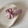 Nuevo Estilo de Principios de Primavera Fresco y Sencillo Pinza para el Cabello con Lazo para Niñas, Versátil para el Uso Diario, Flequillo Lateral y Cabello Suelto Pinza BB Pinza para el Cabello