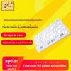 Carcaça interna purificador poroso branco plástico furo redondo acessórios purificador acessórios estrutura purificador de ar carcaça interna