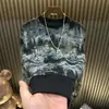 Otoño e Invierno Nuevo Estilo Cielo Estrellado Strass Polar Engrosado Cuello Redondo para Hombre Camiseta de Manga Larga Casual Elegante Camiseta Base