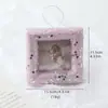 Decoración Navideña Nueva Transfronteriza Bola de Navidad Rosa Estrella de Cinco Puntas Adorno Colgante para Árbol de Navidad Estrella para la Punta del Árbol Colgante de Navidad
