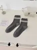 Calcetines de Encaje Patchwork para Mujer hasta la Mitad de la Pantorrilla Puntos de Colores Bloqueados Borde Fruncido Algodón Estilo Coreano Estilo Suave Calcetines Caídos