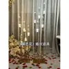 Nova Lâmpada de Estrada de Cristal Dourado e Prateado Galvanizado Velas de Casamento Adereços de Decoração de Arranjo de Pé