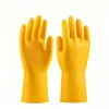 Látex Engrosado Tendón de Vaca Color Extra Grueso Duradero Protección Laboral Resistente al Desgaste Limpieza Lavado de Platos Guantes Protectores Lavandería Guantes de Goma para Mujeres