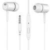 Pinger semi-in-ear soft plug 3.5 furo redondo adequado para jogo de máquina inteligente ouvir música com microfone subwoofer fone de ouvido de música
