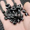 Contas Dzi de ágata preta e branca em formato linear, contas redondas de ágata, contas soltas para pulseiras, colares e acessórios de joias DIY, atacado de contas de ágata