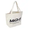 Bolsa Tote de Lona Preguiçosa Estilo Japonês, Bolsa de Ombro Grande e Simples Artística Estilo Coreano para Estudantes, Personalizável
