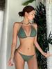 Novedad 2025 Bikini Separado para Mujer para Cubrir el Vientre y Lucir Delgado, Traje de Baño para Resort de Playa y Aguas Termales [Una Pieza Envío Directo]