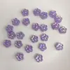 Decoraciones para Uñas DIY Flor Pequeña con Polvo Dorado de 8 mm, Decoraciones de Uñas Florales Coloridas Tridimensionales, Pendientes, Funda de Teléfono, Accesorios de Uñas Portátiles