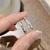 Anillo Minimalista Cool de Mariposa Hueca para Mujer, Diseño de Nicho de Moda, Anillo Abierto Delgado, Anillo para Dedo Índice, Moderno