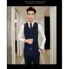 Conjunto de Terno Três Peças Masculino para Casamento: Paletó, Colete e Camisa para Padrinhos e Irmãos