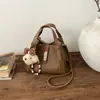 Bolso Vintage de Nicho para Mujer, Nuevo Estilo Invierno 2025, Bolso Sencillo tipo Cubo, Bolso Cruzado de Alto Valor Madre-Hija