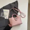 Bolso de mano simple de moda estilo coreano para mujer, nuevo bolso cesta vintage primavera 2026, bolso cubo, bolso de hombro y bandolera