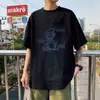 Nova Camiseta de Manga Curta de Verão 2026 para Homens, Estilo Hong Kong Ins Tendência Solta Casual Tamanho Grande Camiseta de Meia-Manga com Estampa de Letras