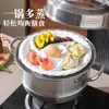 Plato Cerámico Dividido para Cocinar al Vapor, Plato Molino de Viento, Plato para Postre y Fruta, Plato para Caldo, Plato para Platos, Plato para Desayuno Doméstico, Plato Cerámico para Cocinar al Vapor