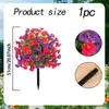 Arranjos de Flores Artificiais de Glória da Manhã Populares e de Venda Quente para Jardins, Decorações de Flores Artificiais de Flor Trombeta para Casamentos, Fotografia ao Ar Livre, Flores Falsas