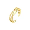 Anillo de pie para articulaciones de venta caliente en Amazon, anillo geométrico personalizado de moda de doble capa para mujeres, anillo abierto para dedos de los pies al aire libre en la playa, traje