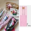 Atacado de Fábrica Sacola Individual Transparente de Papel Kraft Estilo Chinês com Estampagem Dourada para Dia dos Namorados, Dia dos Professores e Outras Ocasiões