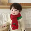 Bufanda Infantil Qiunan Invierno Linda Dibujos Animados Navidad Tejida para Niño y Niña Bebé Cálida y Resistente al Frío