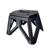 Taburete Plegable de Plástico Engrosado Portátil Robot Maza Estilo Camping Bolso Bolso Banco Pequeño Pie Alto Taburete de Pesca