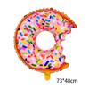 Balão de Alumínio Comida Aniversário Pizza Pipoca Sorvete Rosquinha Hambúrguer Tema Festa Restaurante Balão de Decoração