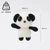 Gato de la Suerte Premium Hilo de Ganchillo Colgante Hecho a Mano Llavero para Coche Artículo Tejido para Pareja Popular en Xiaohongshu Modelo Nuevo