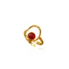 Joyería de Acero Inoxidable Chenhe Lujo Accesible Moda Transfronteriza Joyería de Acero de Titanio Dorado Anillo Abierto de Gama Alta Sin Decoloración para Mujeres