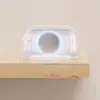 Fuerte Succión Magnética, Almohadilla Anticolisión sin Taladro, Nuevo Tope Fijo Transparente Anticolisión para Puertas de Cristal, Baño y WC