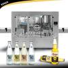Máquina de envase automática de garrafas de vidro três em um, bebida de garrafa pequena, água pura, personalização da linha de produção de garrafas de vidro de suco
