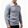 Nueva colección Otoño/Invierno 2026: Suéter de punto de dos piezas para hombre con cuello alto falso, top de punto, capa base casual para hombres jóvenes