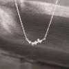 Colar Folha de Ginkgo Feminino Prata Luxo Acessível Nicho Pingente 2022 Novo Verão Corrente Clavicular Design Sofisticado